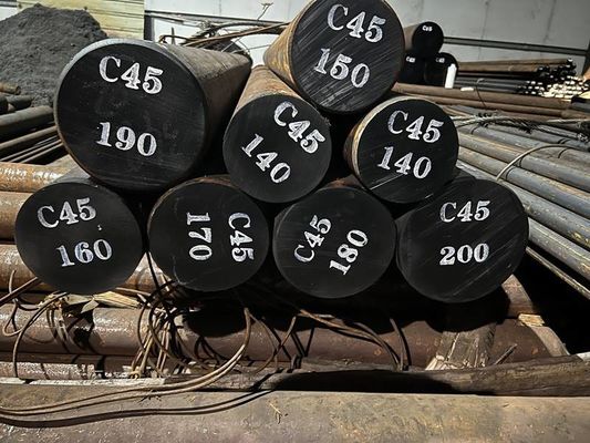 C45 S45C Alta resistencia al impacto herramienta de aleación de acero aceite de apagado tratamiento térmico al vacío