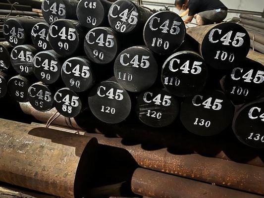 C45 S45C Alta resistencia al impacto herramienta de aleación de acero aceite de apagado tratamiento térmico al vacío