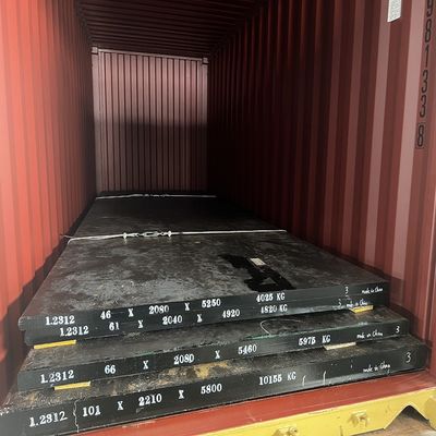 1.2312 fácil de mecanizado placas de acero de molde de plástico placas de acero de aleación