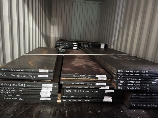 1.2312 fácil de mecanizado placas de acero de molde de plástico placas de acero de aleación