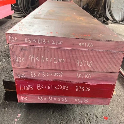 la herramienta fría del dado del trabajo D3 de 50m m molió la placa de acero 1,2080/Cr12